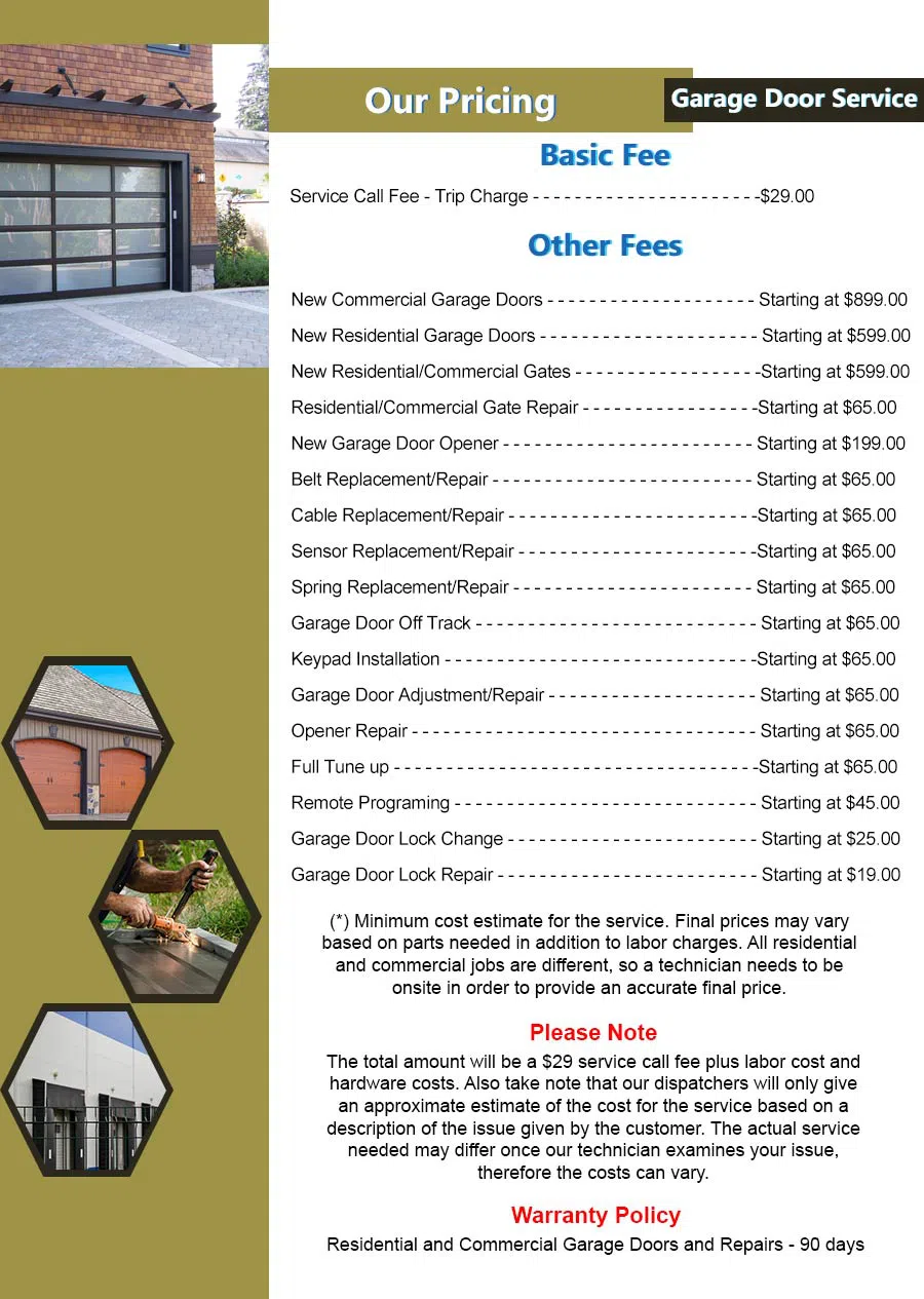 Security Garage Door Repair Service Mantua Township, NJ 856-354-6508